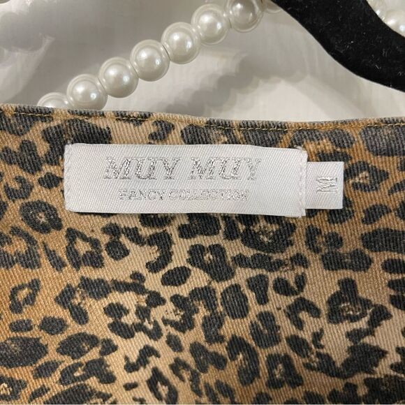 Leopard Print Matching Vest + Boot Cut Pants Set Western - Picture 4 of 16